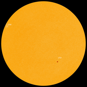 NEW-CYCLE SUNSPOT ACTIVITY