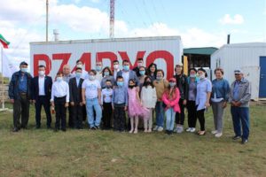 In Tatarstan, the students held a radio conversation with astronauts