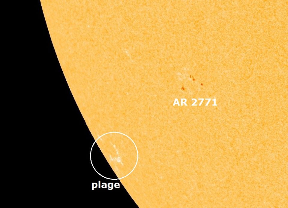A new active region (AR2771) belonging to Cycle 25