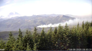 Ham Radio Wireless Network Camera Detects Washington Wildfire