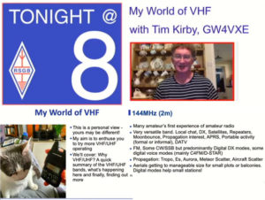 RSGB - My World of VHF with Tim Kirby GW4VXE