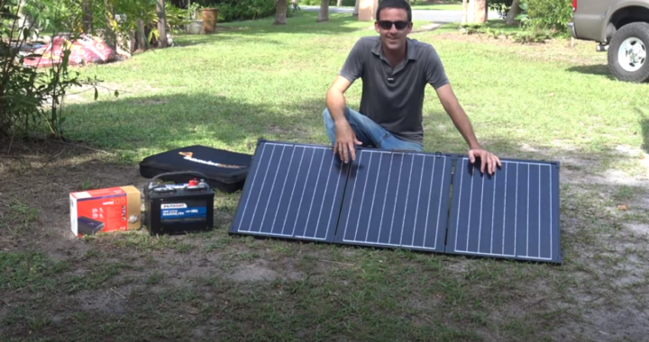 Portable Solar Power, Samlex Foldable Solar Panel, Off-Grid Emergency Electricity
