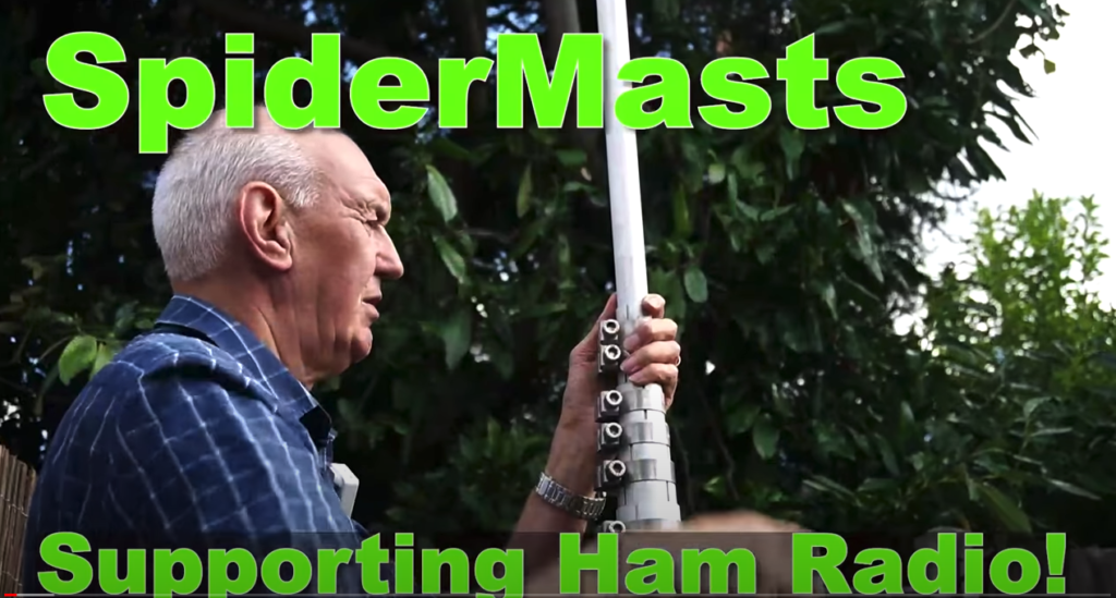 Easy Ham Radio Mast System – Spidermast from Spiderbeam