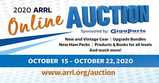 Now Open! The 15th Annual ARRL Online Auction