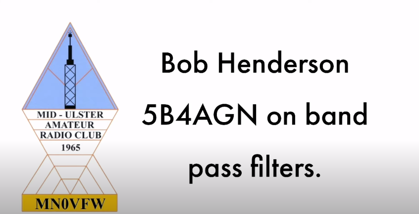 Talk on Band Pass Filters for the HF Bands by 5B4AGN