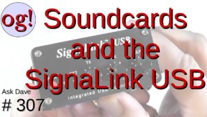 Soundcards and the SignaLink USB