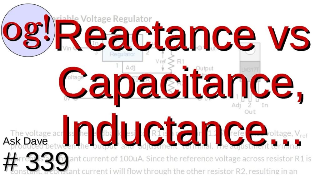 Reacting to Capacitance, Inductance, Resistance, Frequency
