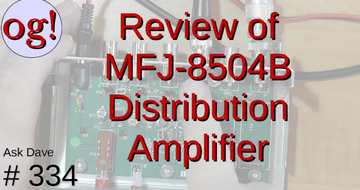 Review of MFJ-8504B RF Receiver Distribution Amplifier