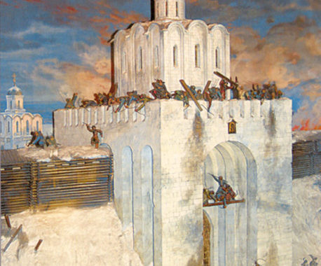 Fortresses of Russia - on the air Golden Gate of Vladimir