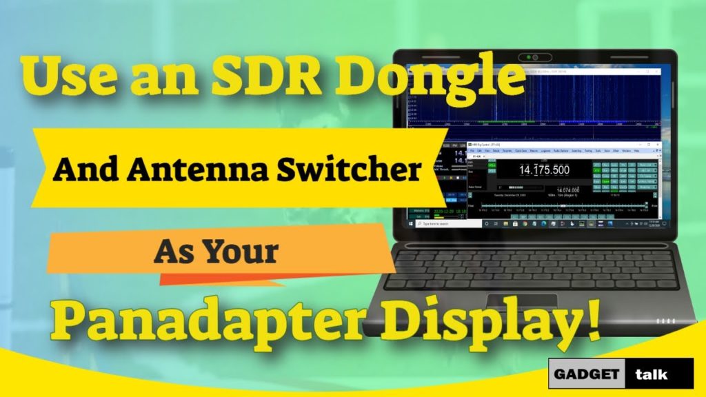 Using an rtl-sdr as a panadapter with an automatic antenna switcher