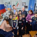 Junior school students from Aznakaevo held a session on radio communication with the cosmonauts