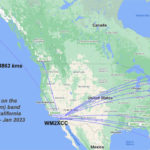 Opening on the 40 MHz band between California and Alaska – Jan 2023