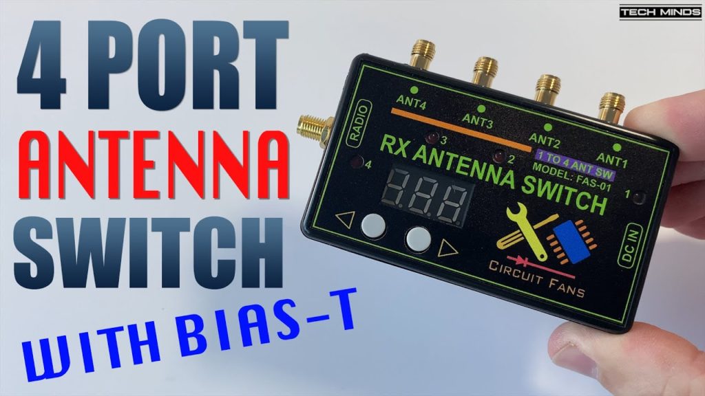 SDR HF/VHF RX Antenna Switch With BIAS-T