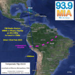 FM radio station WMIA in Miami on 93.9 MHz is heard in Chile – 23rd Feb 2023